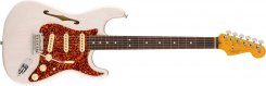 Fender LE American Professional II Stratocaster Thinline RW Transparent Shell Pink Made in USA elekt